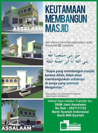 Wakaf Pembangunan Masjid Assalaam