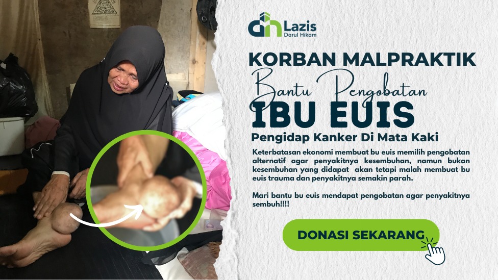 KORBAN MALPRAKTIK EMAK EUIS PENGIDAP KANKER DI MATA KAKI KINI PENYAKITNYA SEMAKIN PARAH.
