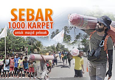 Infak Karpet untuk Masjid Pelosok