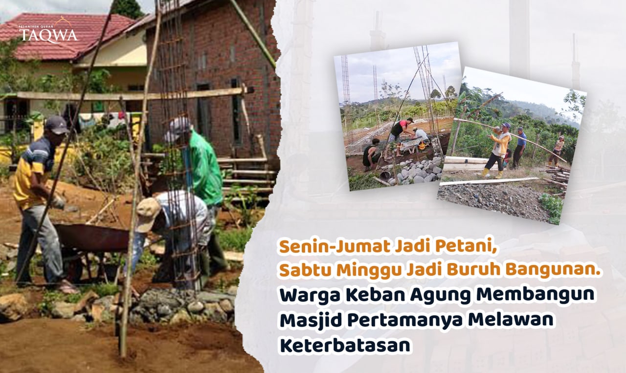 Bantu Petani Keban Agung Bangun Masjid Pertama Mereka