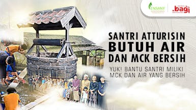 Wakaf Sumur Pesantren di Pelosok Banten