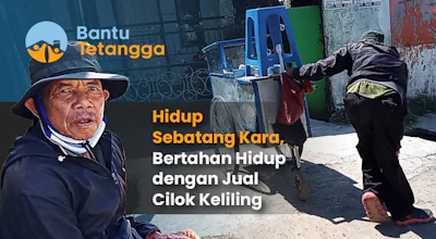 Patungan Warung Pertama untuk Abah Pandi (72 Tahun)