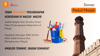 Makmurkan Masjid Dengan Menjaga Kebersihan Masjid