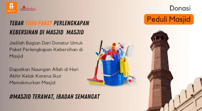 Makmurkan Masjid Dengan Menjaga Kebersihan Masjid