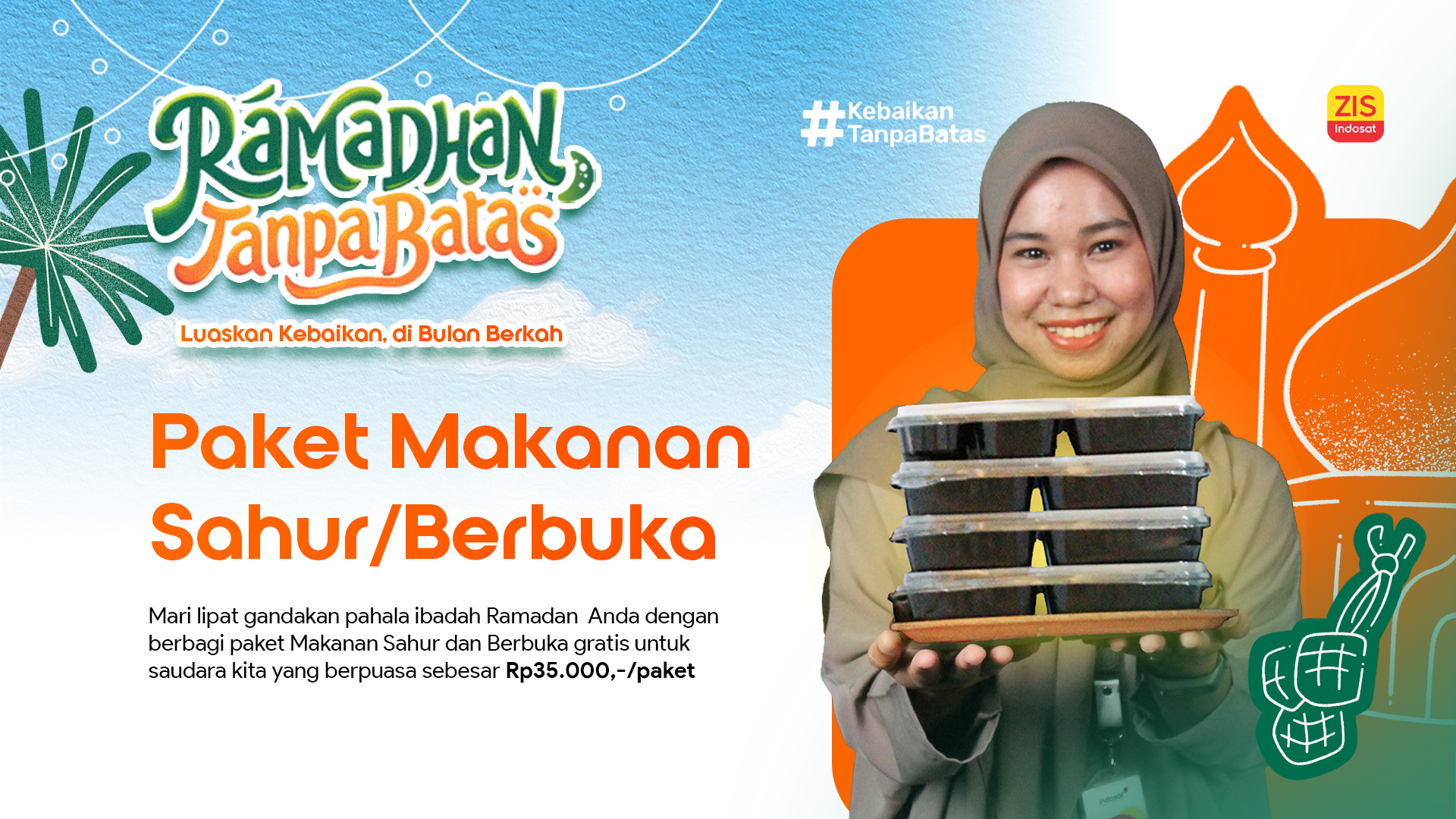Lipat Gandakan Pahala dengan Berbagi Buka Puasa #RamadanTanpaBatas