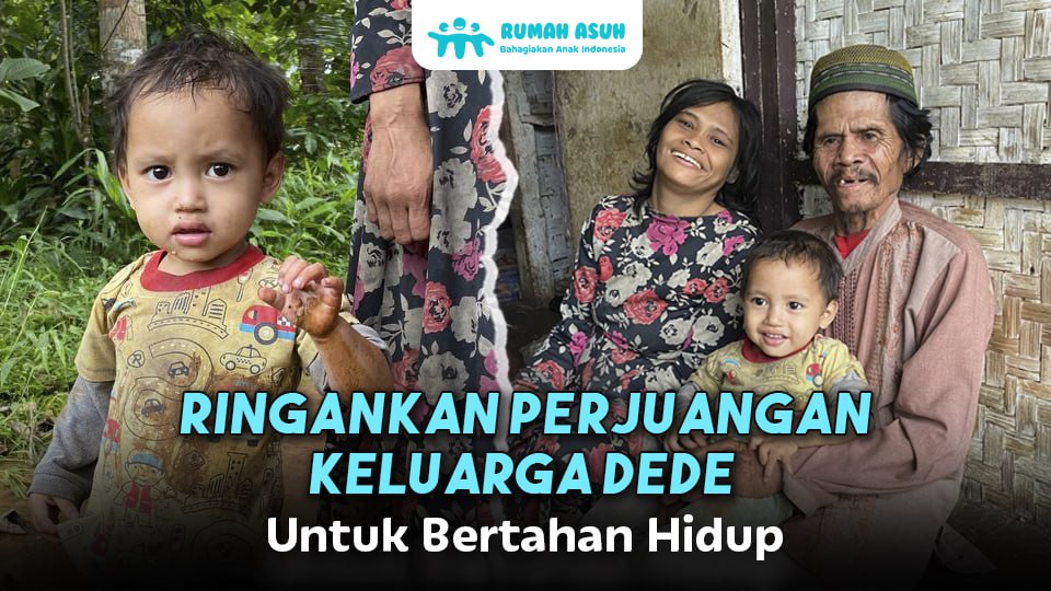 Hanya Bisa Minum Air Beras Sejak Lahir, Bantu Perjuangan Keluarga Dede