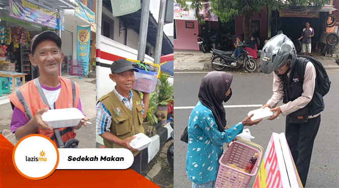 Razia Perut Lapar, Jum'at Berkah Dengan Sedekah Makan