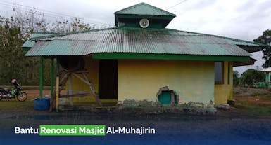 Bantu Renovasi Masjid Al Muhajirin Menjadi Lebih Layak