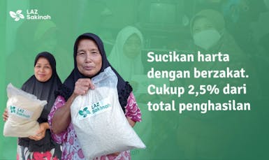 Sucikan Harta dengan Berzakat Cukup 2,5% dari Total Penghasilan