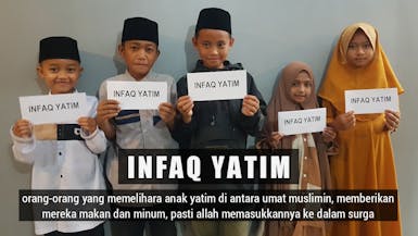 INFAQ YATIM: Jangan Rela Yatim Hidupnya Terlantar