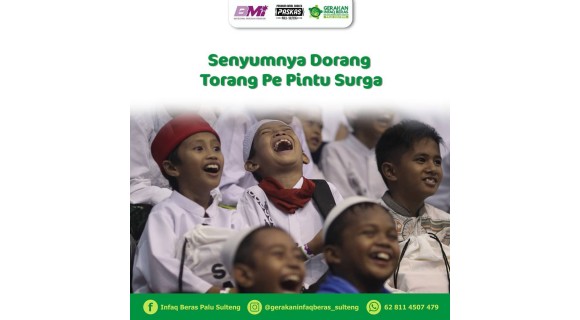 Infaq Beras Korban Bencana Alam kota PASIGALA ( Palu - Sigi - Donggala )