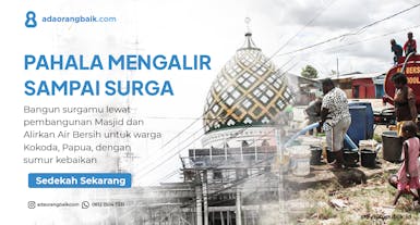 Bangun Sarana Air Masjid untuk Warga Kokoda Papua