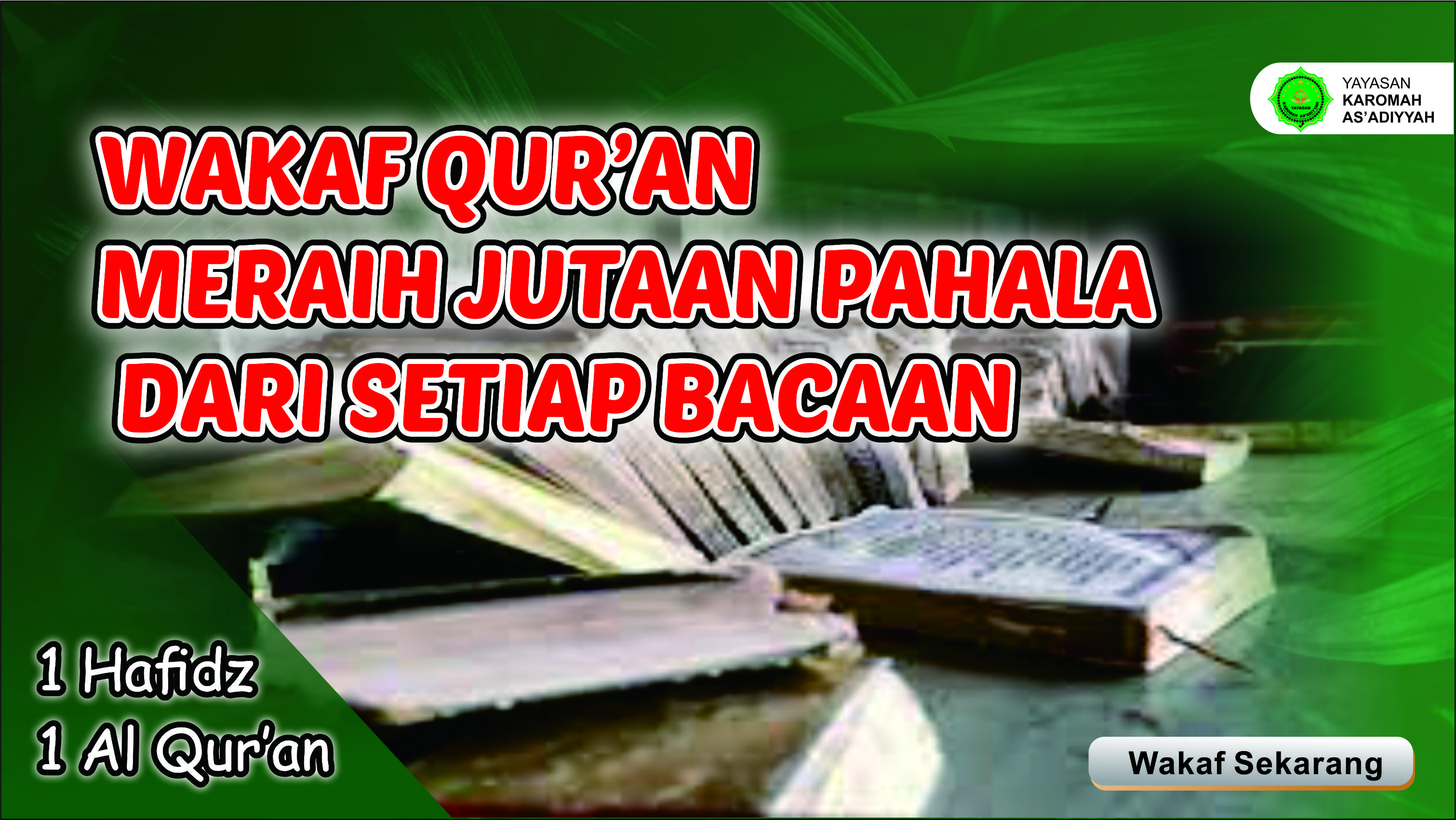Wakaf AlQuran Teruntuk Santri Yatim, Dua'afa dan Penghapal Quran
