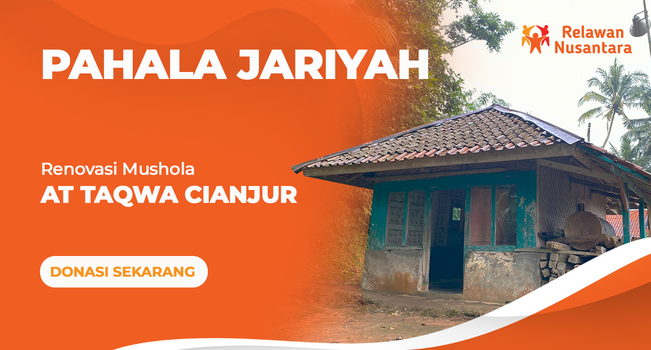 35 Tahun Mushola At-Taqwa Belum Pernah di Renovasi