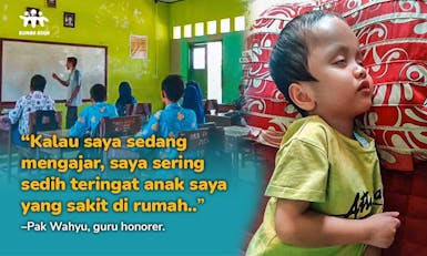Bantu Pak Guru Wahyu Bawa Anaknya Operasi Makrosefalus