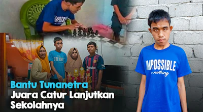 Iyan, Tunanetra Juara Catur Ingin Jadi Guru SLB