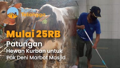 Wujudkan Impian Berkuban Pak Deni Marbot Masjid Disabilitas