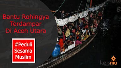 Simpati Dan Bantu Muslim Rohingya Yang Terdampar