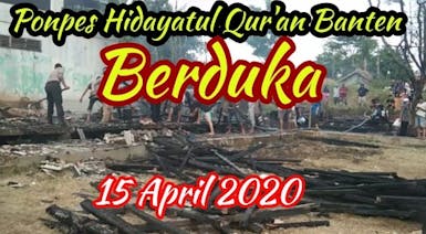 BANTU BANGUN KEMBALI ASRAMA SANTRI YANG KEBAKARAN