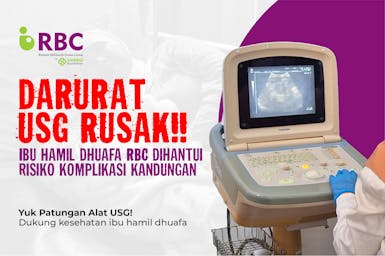 Alat USG Rusak! Dukung Kami Hadirkan Alat USG Baru Untuk Jaga Kesehatan Ibu Hamil Dhuafa
