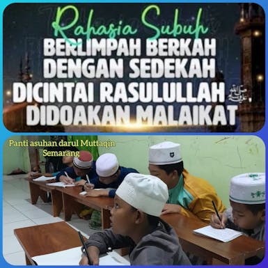 Bantu biaya makan sehari hari di panti asuhan