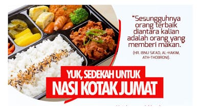 Sedekah Nasi Kotak Jumat di Bulan Ramadhan