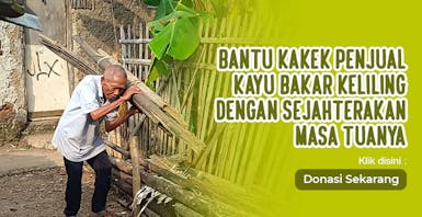 Miris! Kakek 75 Tahun Harus Pikul Kayu Bakar, Bantu Ubah Nasibnya!