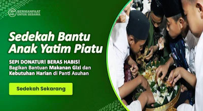 Sedekah Makan Untuk Panti Asuhan