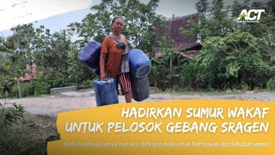 Patungan Sumur untuk Pelosok Gebang, Sragen