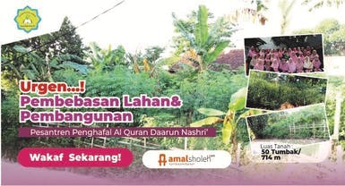 URGEN...!WAKAF PEMBEBASAN LAHAN