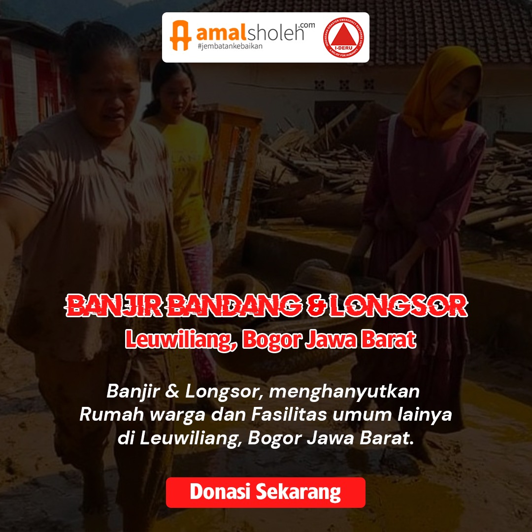 DARURAT BENCANA banjir bandang bogor