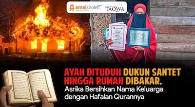 Bantu Asrika Dapatkan Beasiswa Belajar di Pesantren