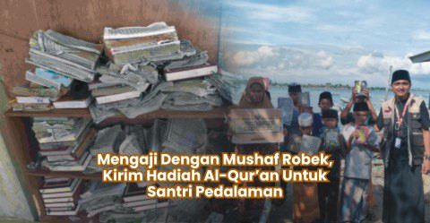 Sedekah Al-Qur’an Untuk Santri Pedalaman