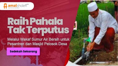 Wakaf Sumur, Bangun Sarana Air Bersih Masjid
