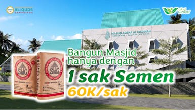 Bangun Masjid hanya dengan 1 sak semen
