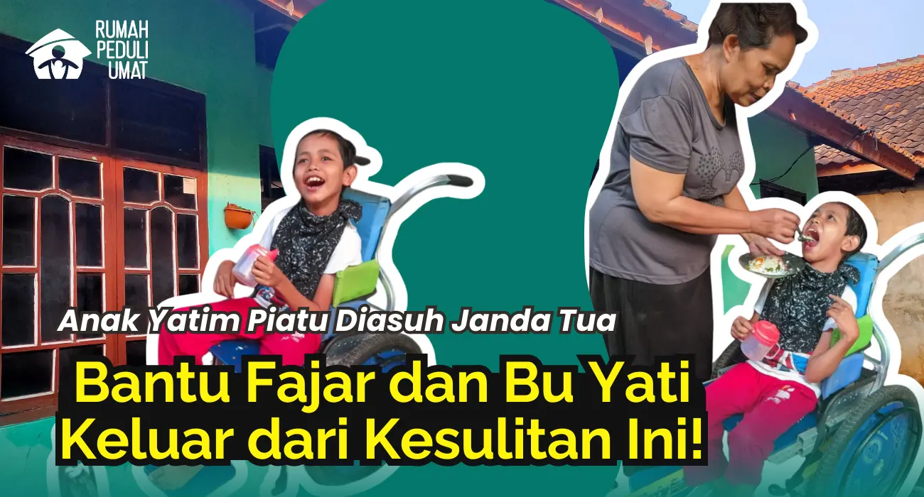 Fajar, Anak Yatim Piatu yang Diasuh Janda Tua di Tengah Keterbatasan