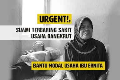 Suami Sakit, Usahanya Bangkrut, Bantu Modal Usaha Ibu Ernita