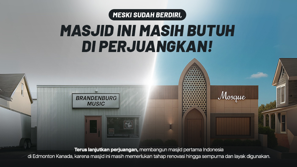 Wakaf Pembangunan Masjid Indonesia Pertama di Kanada Barat