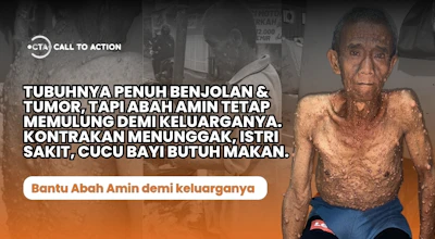 Tolong Abah Amin! Kondisinya Memburuk, Tubuhnya Dipenuhi Benjolan & Tumor