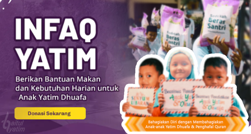 Berikan Bantuan Makan untuk Yatim Dhuafa