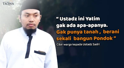 Bantu Ustadz Sadri Melayakkan Ponpes Al-Mubarok