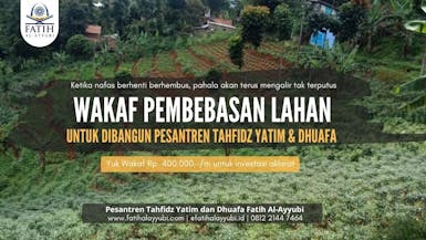 Wakaf Pembebasan Lahan Pesantren Yatim