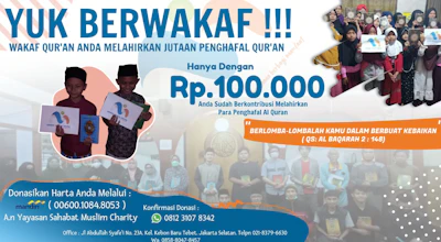Tebar 10.000 Al Quran Untuk Pondok Pesantren di seluruh Indonesia