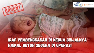 Bantu Hilangkan Penderitaan Haikal Idap Komplikasi
