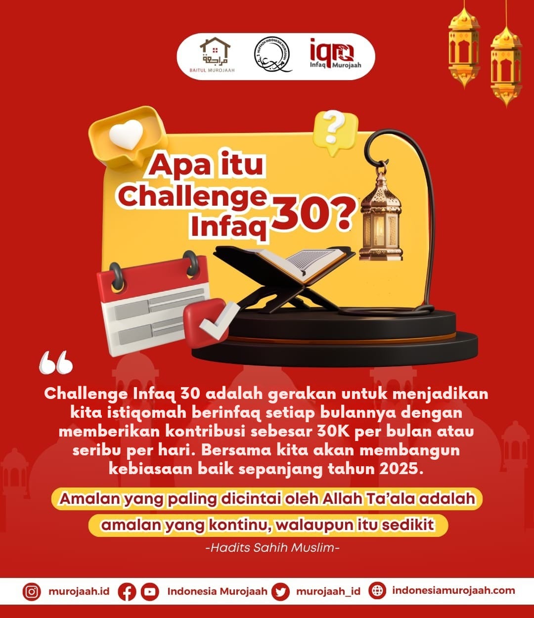 Challenge Infaq 30K