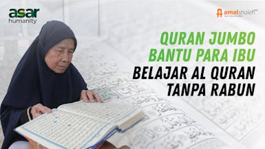 Permudah Lansia Mengaji Dengan Sedekah Quran dan Iqro Jumbo