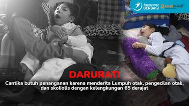 Bantu Cantika Sembuh Dari Penyakit Komplikasi