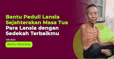 Berbagi Kebahagian Lansia Dhuafa