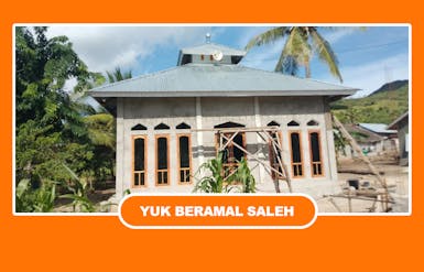 Wakaf Pembangunan Lanjutan Masjid Al Hijra di Pelosok Solor-NTT