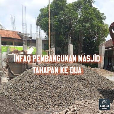 Infaq lanjutan pembangunan masjid